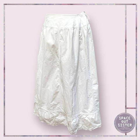 Antique Cotton Petticoat