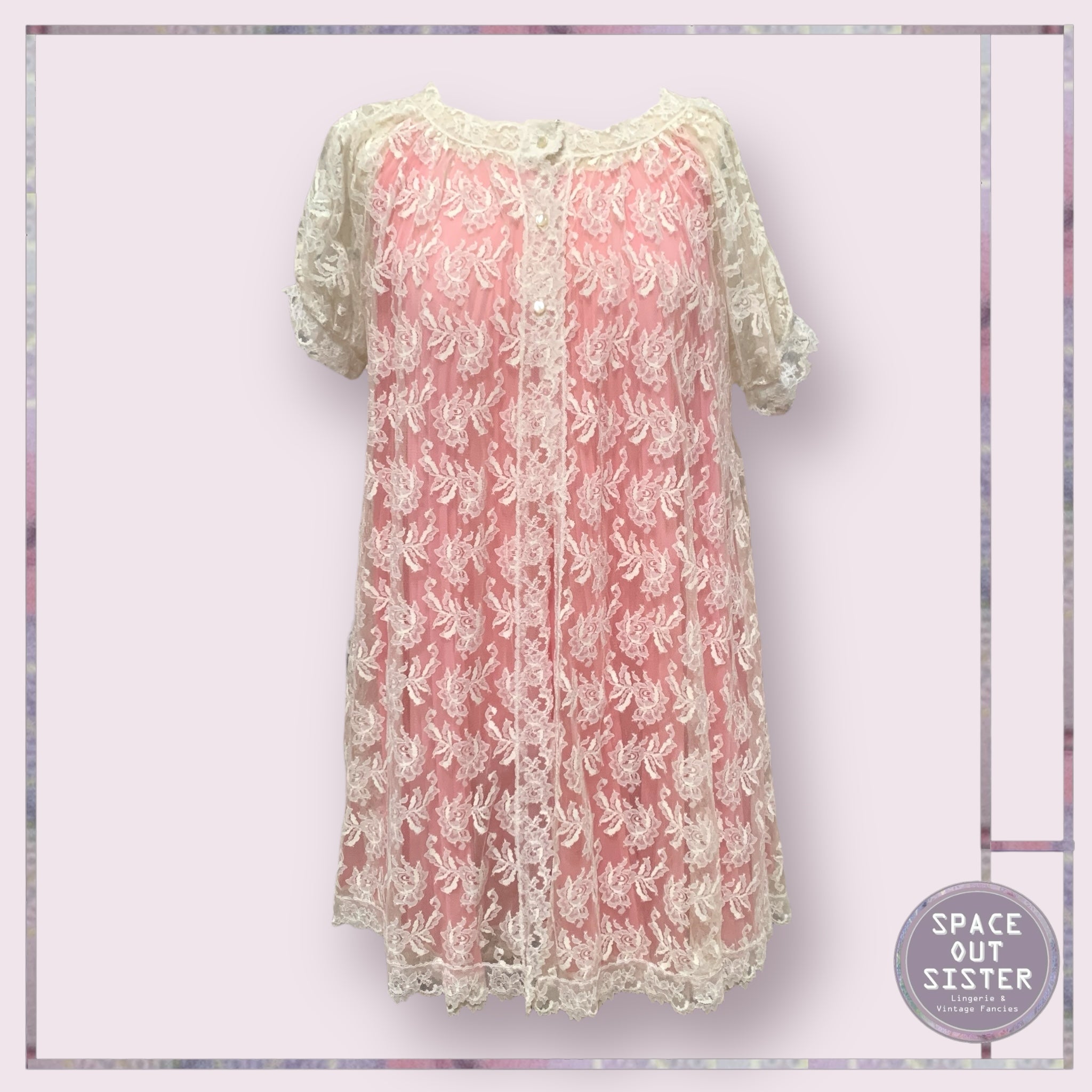 Vintage Parisian Peignoir Set