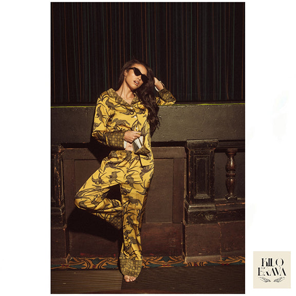 New Antique Swallows PJs by Kilo Brava