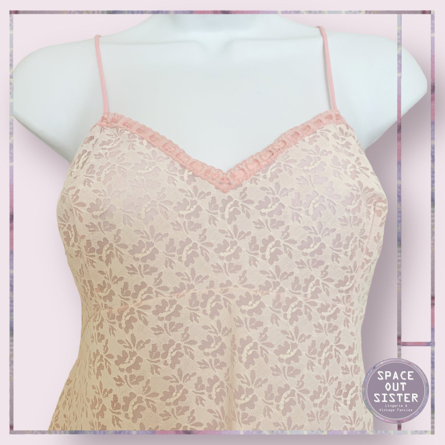 Circa 1960s Vintage Short Novelli Nightdress