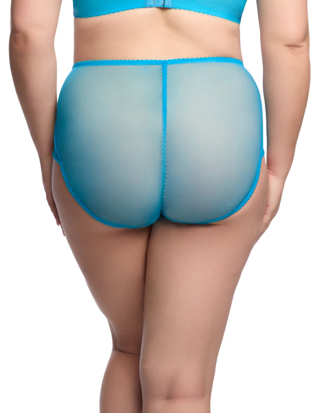 New Julie's Roses Butterfly Blue High Waist Brief by Dita Von Teese