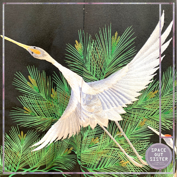 Vintage Crane Kimono