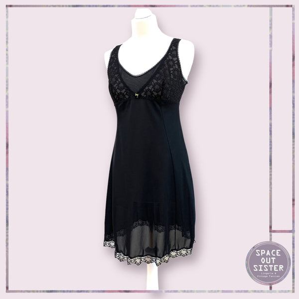 Vintage Enka Black Slip