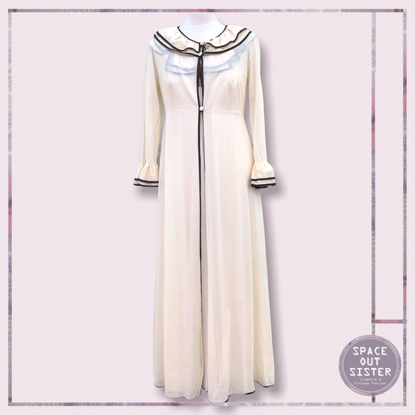 Circa 1970s Taupe Two Piece Set