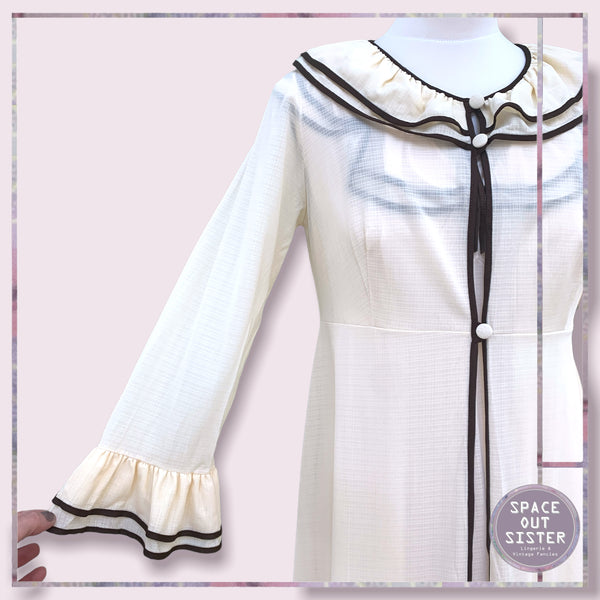 Circa 1970s Taupe Two Piece Set