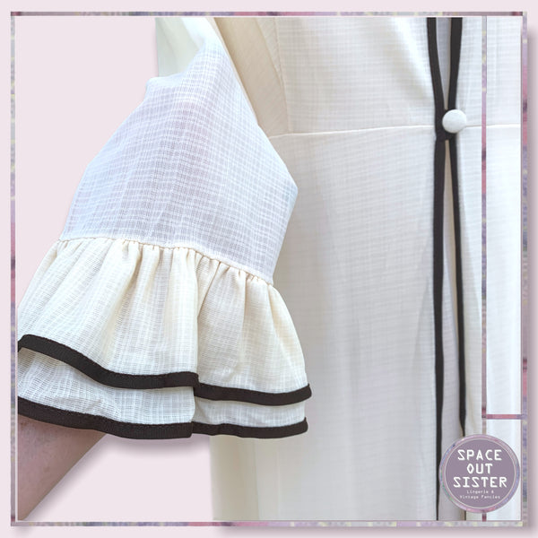 Circa 1970s Taupe Two Piece Set