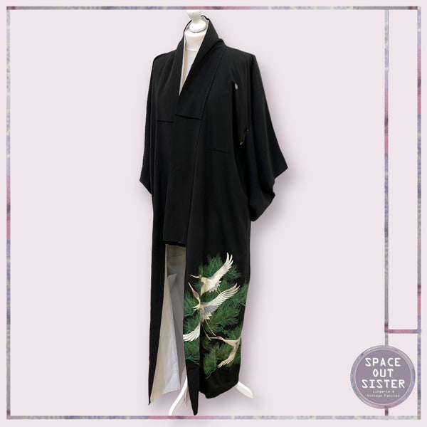 Vintage Crane Kimono