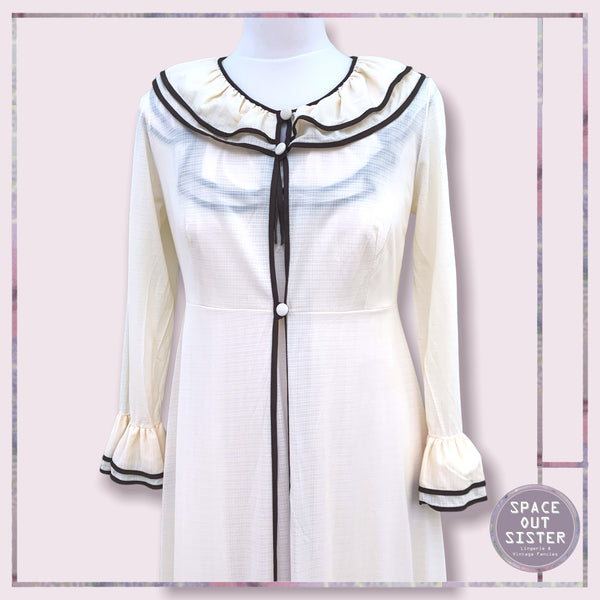 Circa 1970s Taupe Two Piece Set