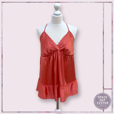 Boston Proper Coral Silk