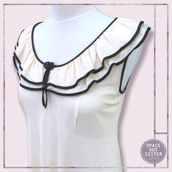 Circa 1970s Taupe Two Piece Set