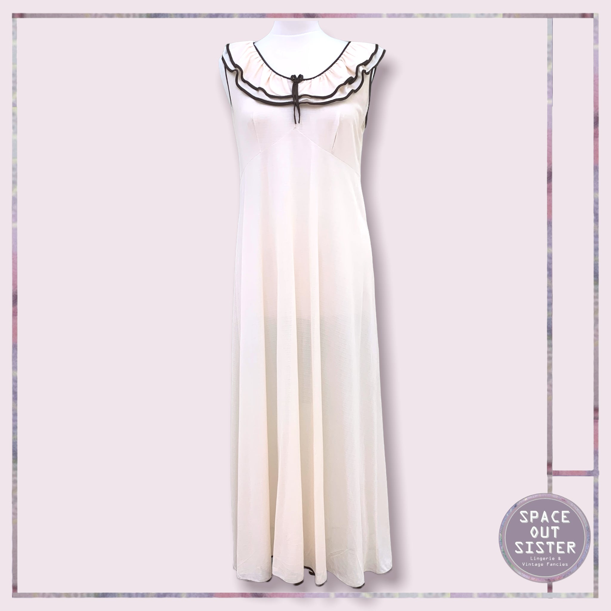 Circa 1970s Taupe Two Piece Set