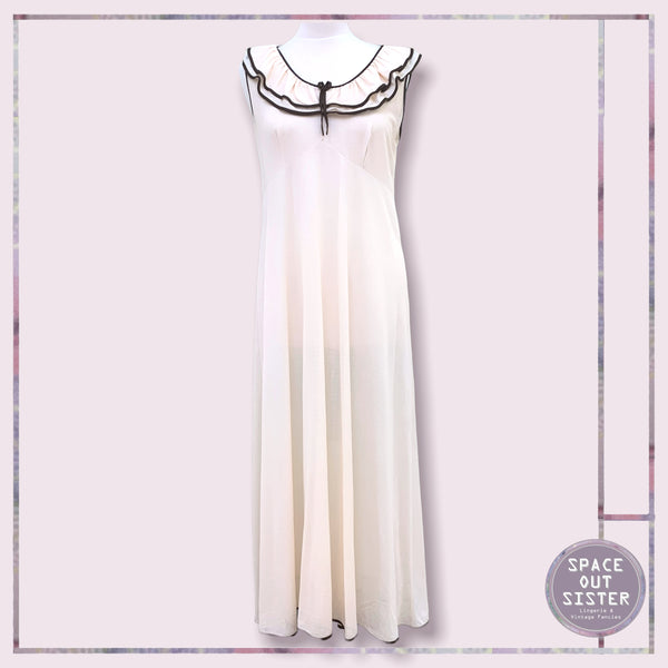 Circa 1970s Taupe Two Piece Set